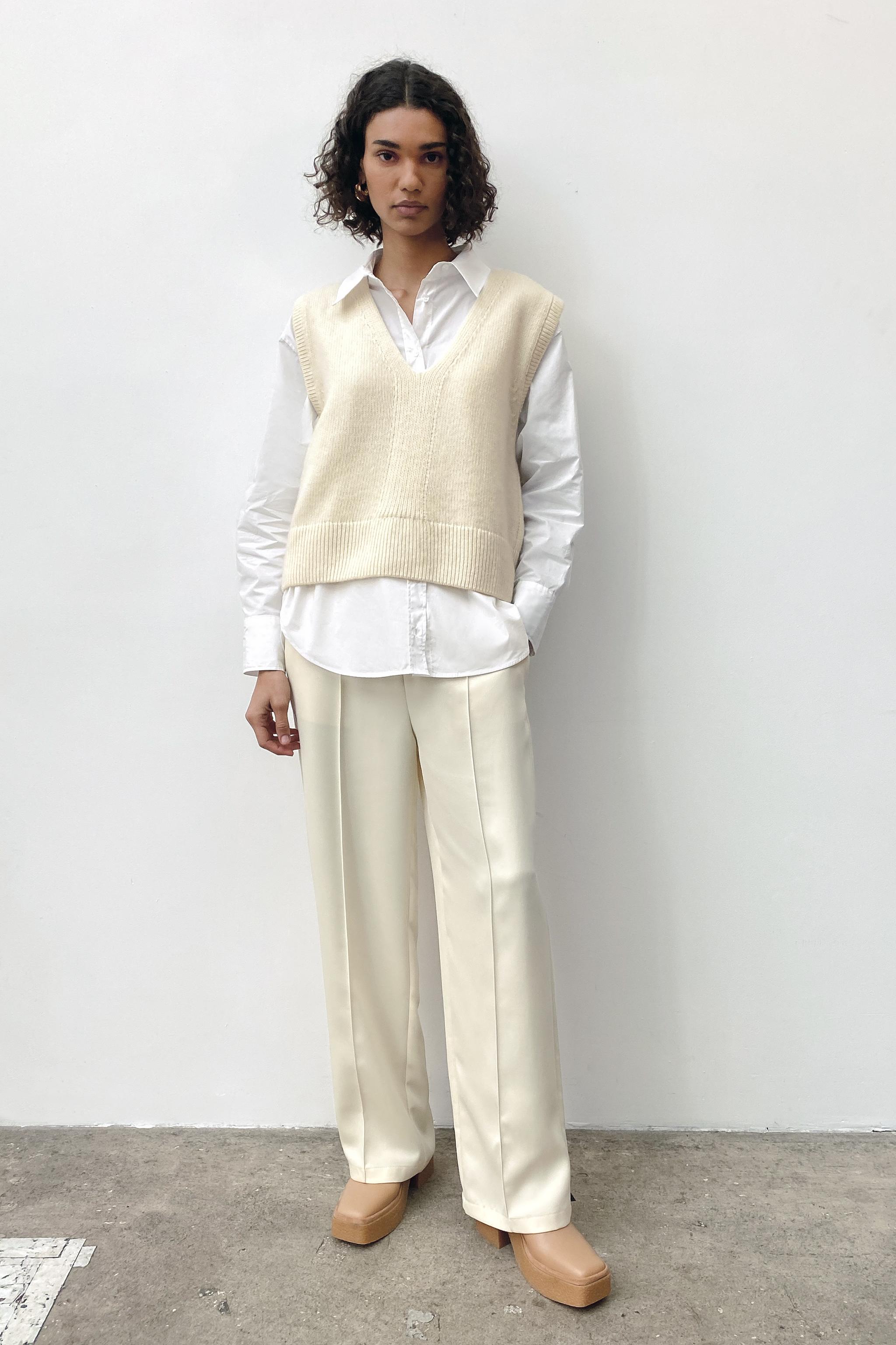 Zara knit vest clearance